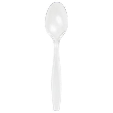 Touch Of Color Clear Plastic Spoons, 6.75", 600PK 010551B